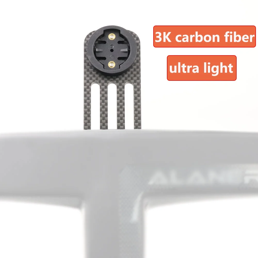 Garmin Gopro Hero 8 라이터 홀더 용 ALANERA 핸들 바 브래킷 용 3K 전체 탄소 섬유 도로 자전거 컴퓨터 마운트 홀더