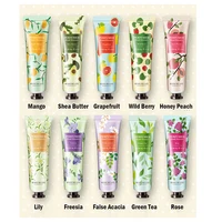 10pcs Fruity Flowery Hand Cream Moisturizing Nourishing Anti Chap Repairing Hands Care Beauty Skincare Hand Creams Sets 2