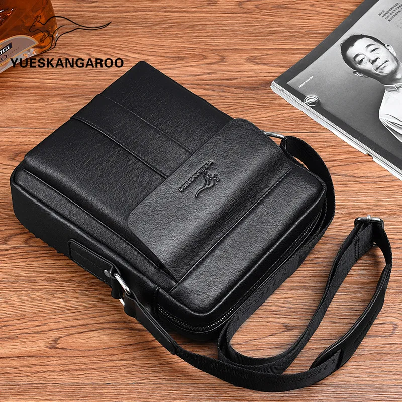 Shoulder Crossbody Bags Man Leather Bag For Men PU Leather Male