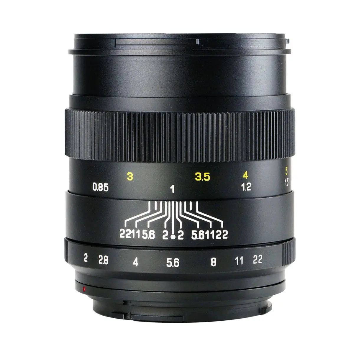 중이 옵틱스 85mm F2.0 카메라 렌즈 풀프레임 수동 렌즈 (캐논 EF, 니콘 F, FE L, 펜탁스 KA, 후지필름 XF 마운트 카메라용)