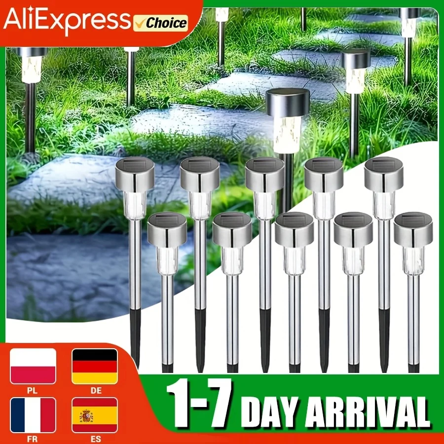 أضواء الحديقة التي تعمل بالطاقة الشمسية في الهواء...