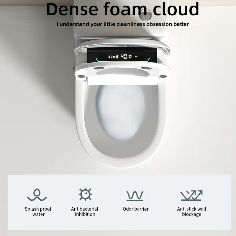 Chaozhou New Model U V Shape Inteillgent Slow Close Toilet Seats Auto Clean Smart Toilet Seat Electric Smart Seat Cover