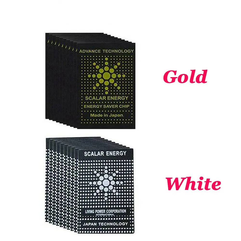 Anti-Radiation Shield EMF Protection Neutralizer Stickers, Pack of 10/20, with Scalar Energy