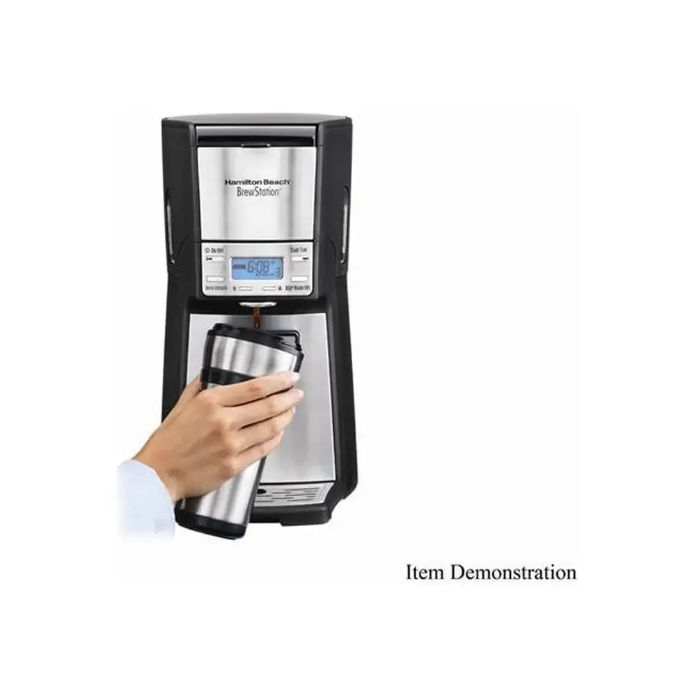 Programmable Coffee Maker Bold Regular Small Batch Iced Coffee Dispensing Timer Auto Shut-off Black Stainless Steel 48465 3