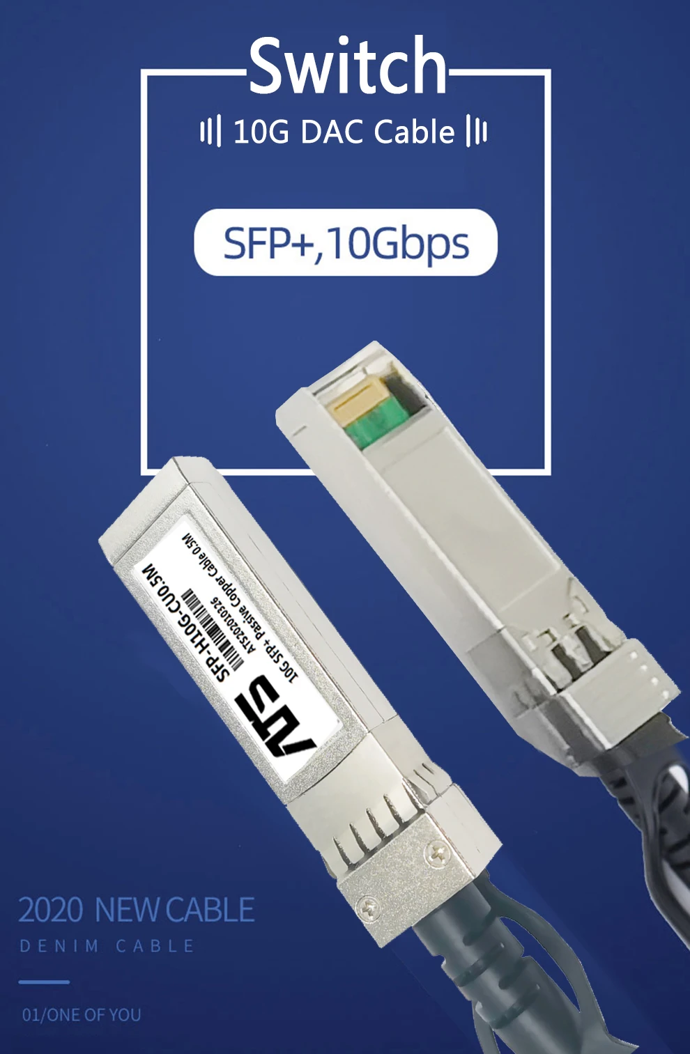 10G SFP+ DAC Cable Direct Attach Passive Copper Cables Direct Attach Passive Ca