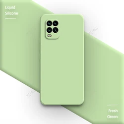 Luxury Liquid Silicone Case - Premium Soft Cover for Xiaomi 10T (Fresh Green)