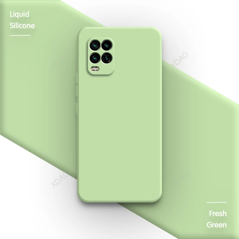 thumbnail image 1 of Luxury Case for Xiaomi 10 Lite Ultra 10S 10i 10T Pro mi10 10Lite 5G Coque Liquid Silicone Soft Original Cover High Qualtiy Funda, 1 of 5