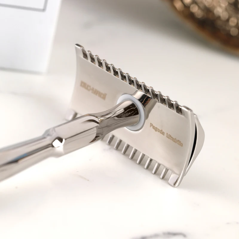 Yaqi  PAGODA MIRABILIS Stainless Steel Safety Razor 4