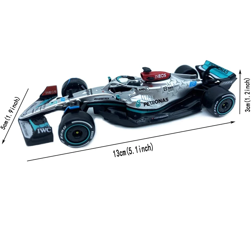 부라고 1:43 마틴 AMR25 F1 페라리 SF25 맥라렌 레드불 메르세데스-AMG 팀 W15 합금 다이캐스트 자동차 모델 장난감 크리스마스 선물