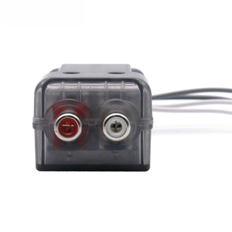 090E Car Adjustable Line Control Output Impedance Converter Wire High to Low Level Stereo RCA Adapter Amplifier Stereo