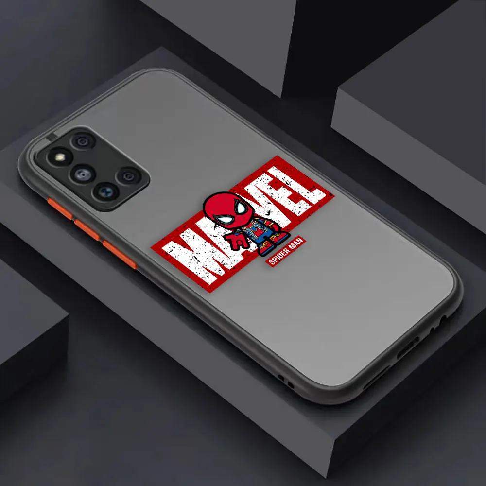 thumbnail image 1 of Matte Case for Samsung Galaxy M62 M53 M52 M51 M33 M32 M31 M30S 5G J8 J7 J6 J5 J4 Case Funda The Handsome Marvel Avengers Cartoon, 1 of 5