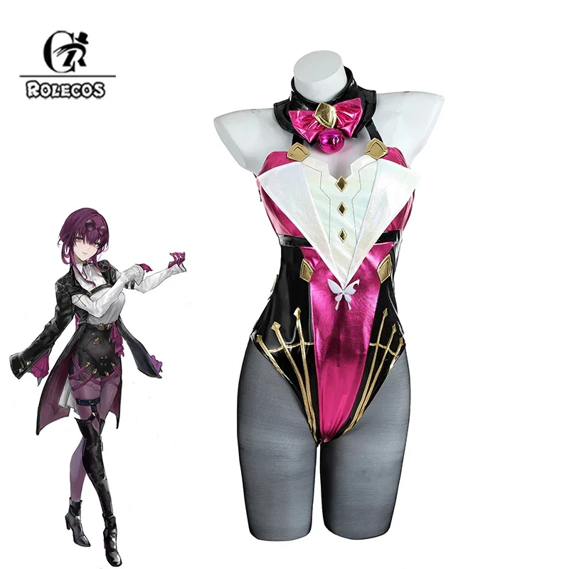 Rolecos Kafka Bunny Girl Costume Nuovo Originale Honkai Star Rail Kafka Bunny Suit Sexy Women Tuta Set Completo