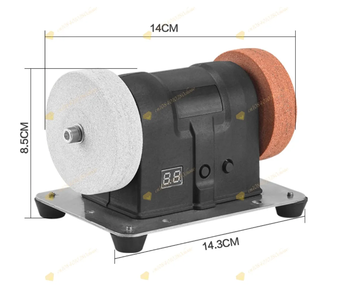 Small Grinder Sander Desktop Coarse and Fine Double Grinder Derusting Knife Shar