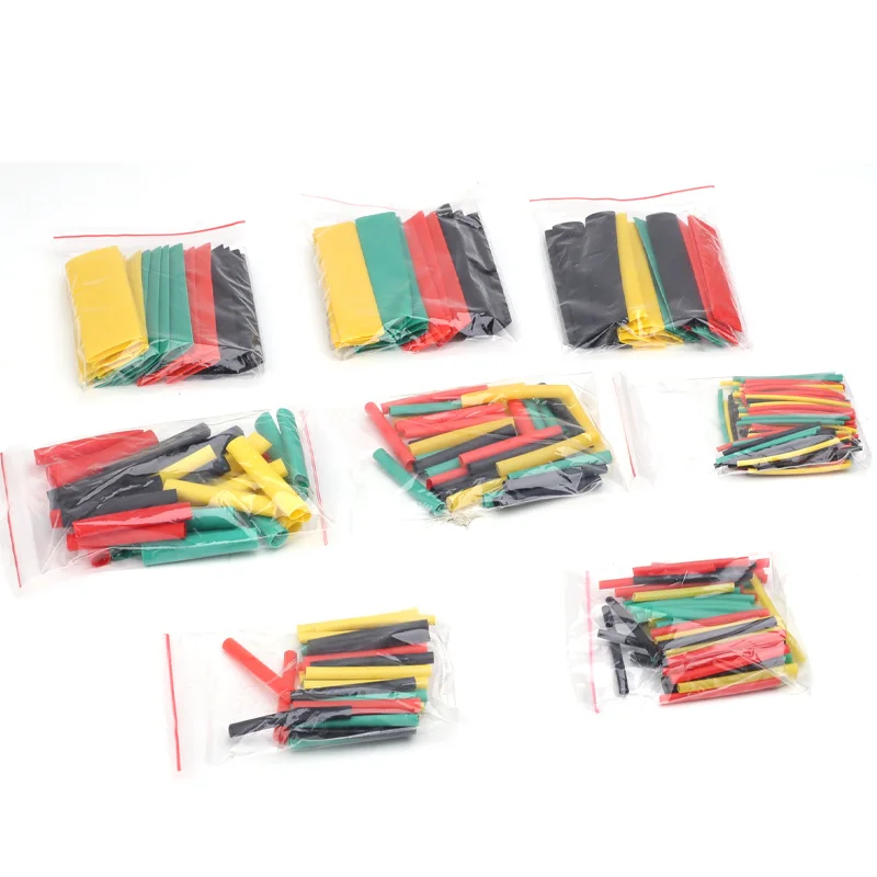 328PCS heat shrinkable tube insulation sleeve flame retardant 2: 1 electrician household wiring color heat shrinkable tube heat shrink tubing heat shrink tube heat shrink tube kit heat shrink cable sleeve protective sleeve