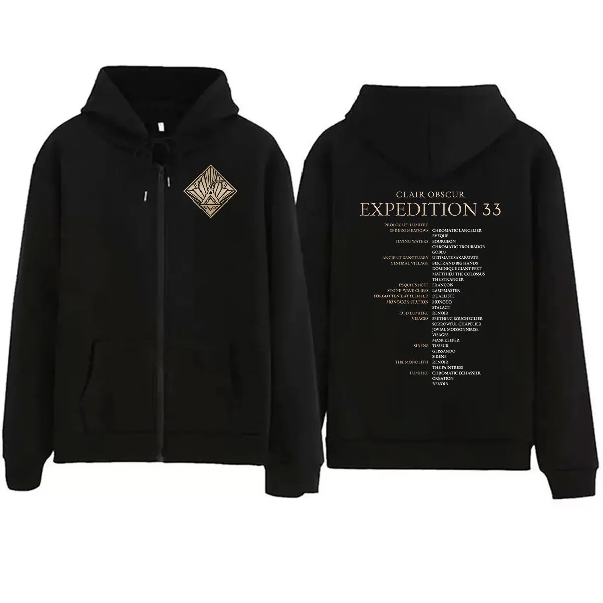 For Those Who Come After Zip Up Hoodie Clair Obscur Expedition 33 Game Fans Men Women Sweatshirt Vintage Oversized Coats Hoodies