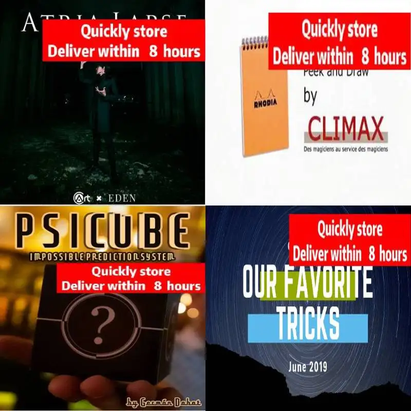 Eden Magic Tricks Tricks Pad Magie Magic Stage Props Teaching Card