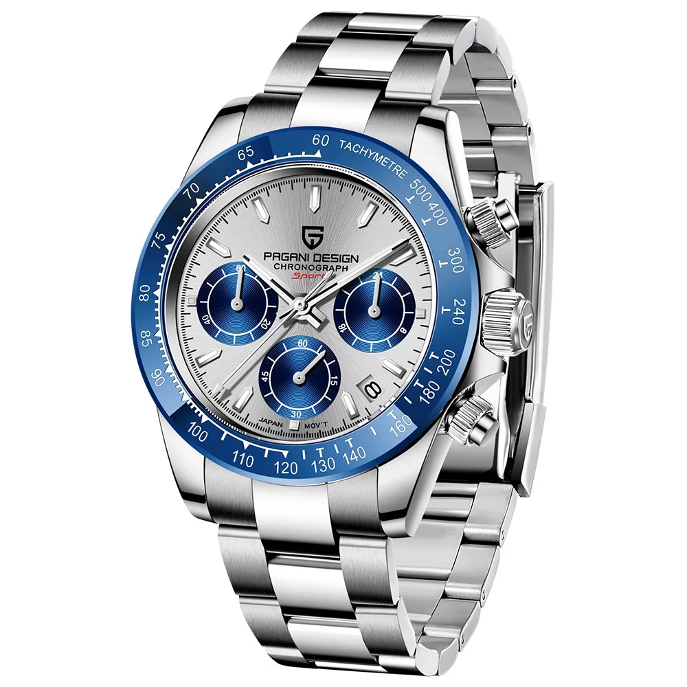 PAGANI DESIGN Watch For Men Light Luxury Automatic Date Night Glow Waterproof Business Leisure Simple Quartz Watch Reloj Hombre