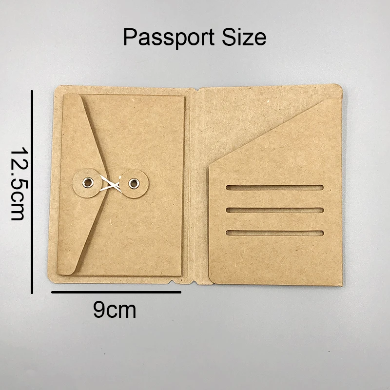 Fromthenon Kraft Paper Envelope Tickets Cards storage bag For Midori Travelers Notebook Diary Refills Retro Planner Accessories