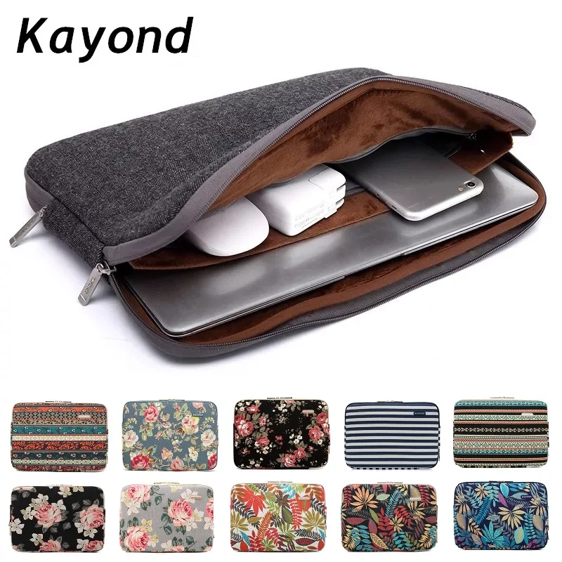 Kayond Brand Laptop Bag 11,12,13,14,15.6,17 Inch,Lady Man Women Sleeve Case  For MacBook Air Pro M1 Computer Notebook PC Dropship