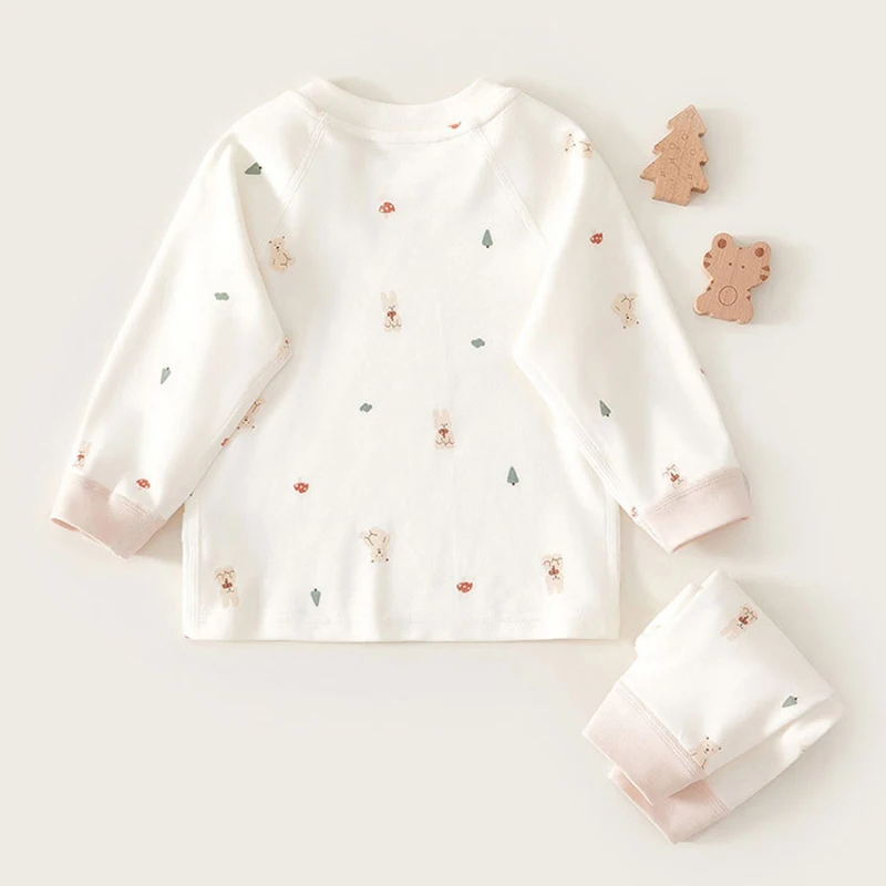 Cotton Baby Pajamas Set for Autumn