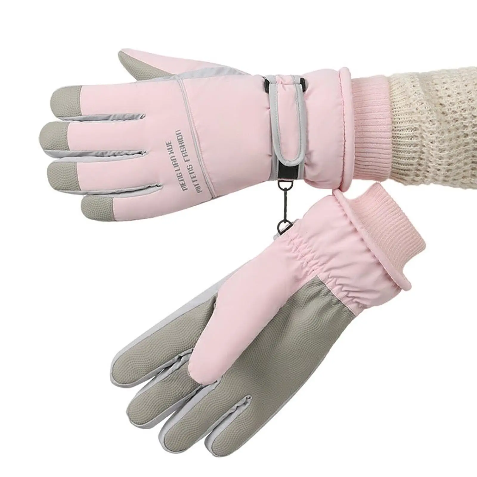 Winter Ski Gloves Windproof Gloves for Men and Women Touchscreen Snow Gloves Hand Warm Full Finger Breathable Wear Resistant 2