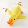 Durable Chew-Resistant Plush Duck Dog Toy,Soft Interactive Chew Proof Companion,Bright Yellow Safe Chewable Puppy Toy for  Dogs 3