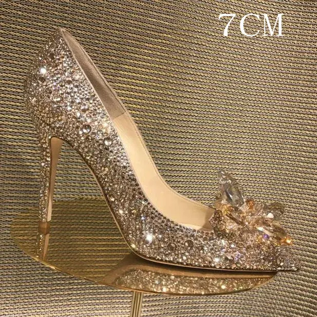 Champagne 7CM Heel