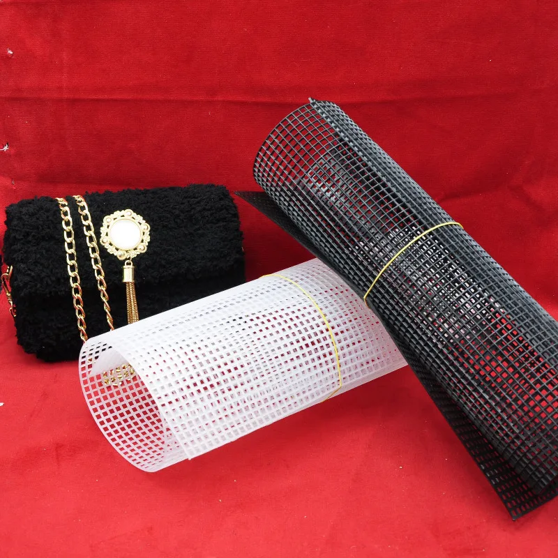 Craft Supplies Plastic Mesh Cloth Bag Rug Thread Hook