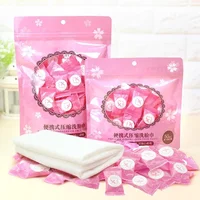 100 Pcs Dry Pressed Coin Disposable Face Towels for Adults  Baby Wipes Tablet Travel Tissue  Bath  Makeup 1