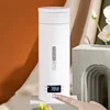 450ML Portable Electric Kettles Tea Coffee Kettle Mini Travel Boil Water Stewable Keep Warm Appliances Thermo Anti-Scald Bottle 1