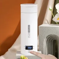 450ML Portable Electric Kettles Tea Coffee Kettle Mini Travel Boil Water Stewable Keep Warm Appliances Thermo Anti-Scald Bottle 1