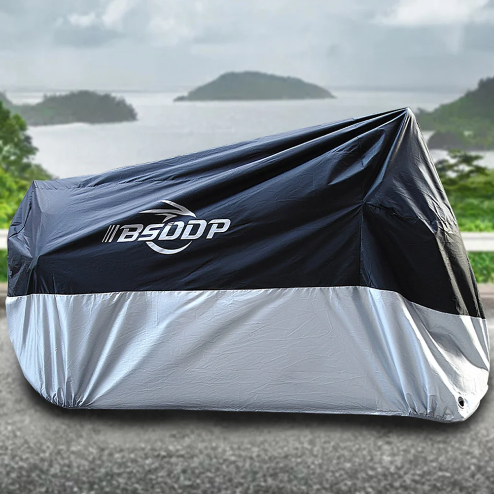 Cover Motorcycle Car Covers Shelter Rain Motorbike Automobiles Scooter Dust Protector Anti Black Wrap Day Rainy Quad coffer