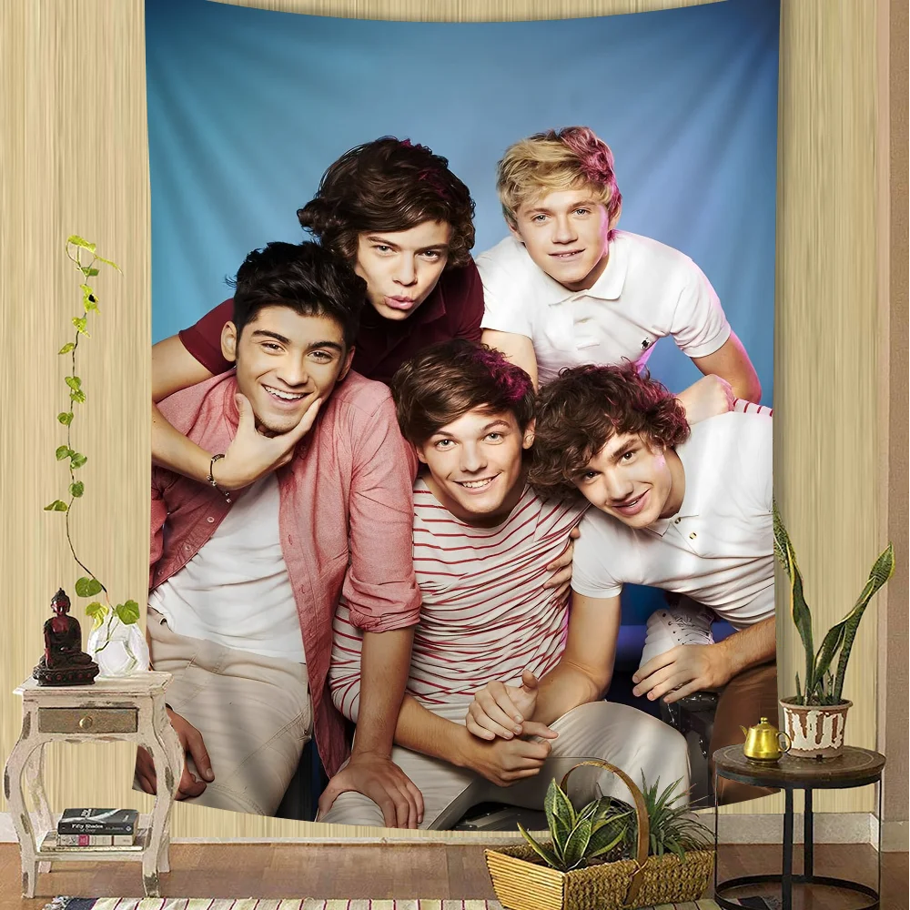 O-one Band Directions Music Tapestry Art Printing Science Fiction Room Home Wall Decor tapestry decor