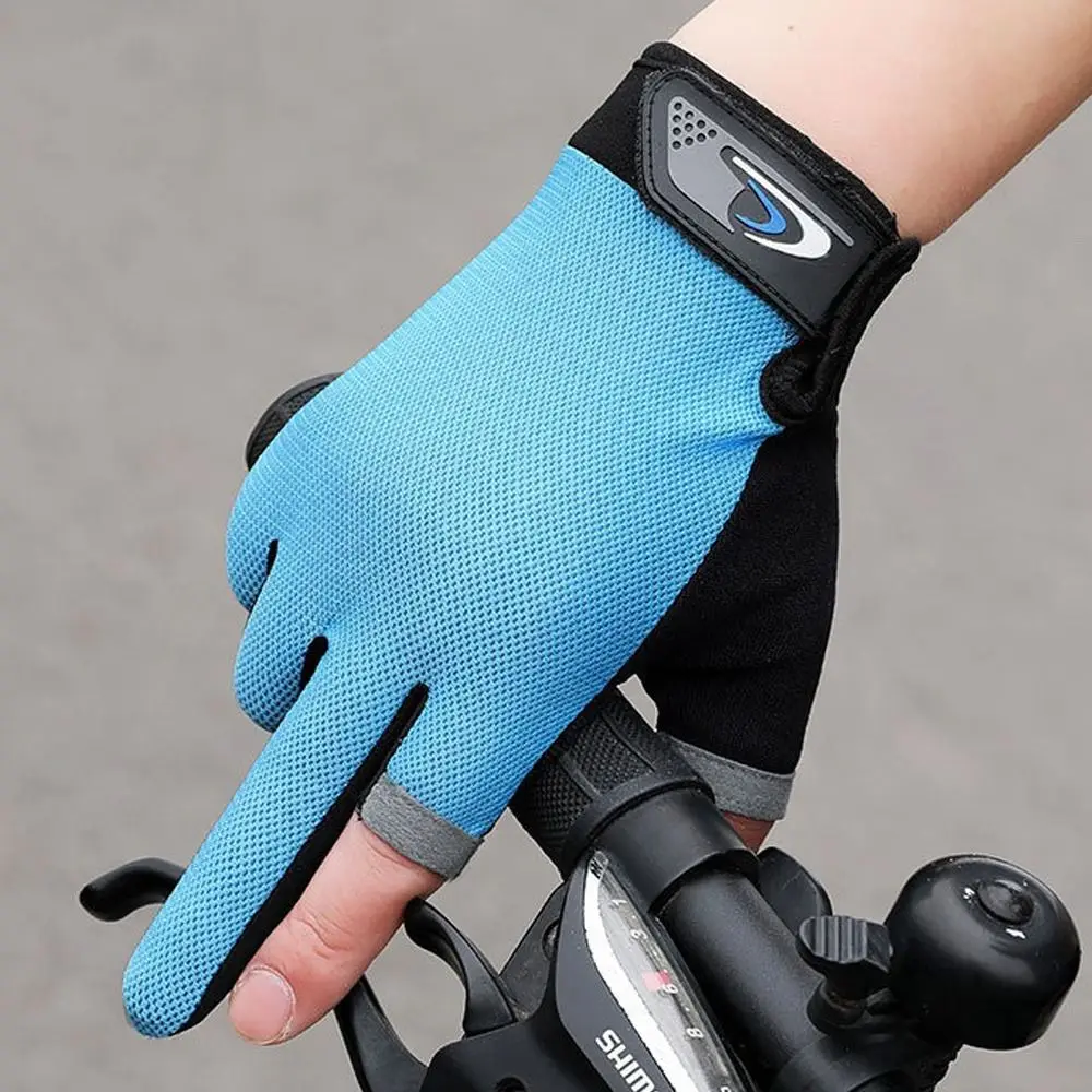 2024 Summer Full Finger Fishing Gloves Men Long Mtb Men/Women's Fishing Gloves Breathable 5 Colors Fishing Gloves Winter Fishing