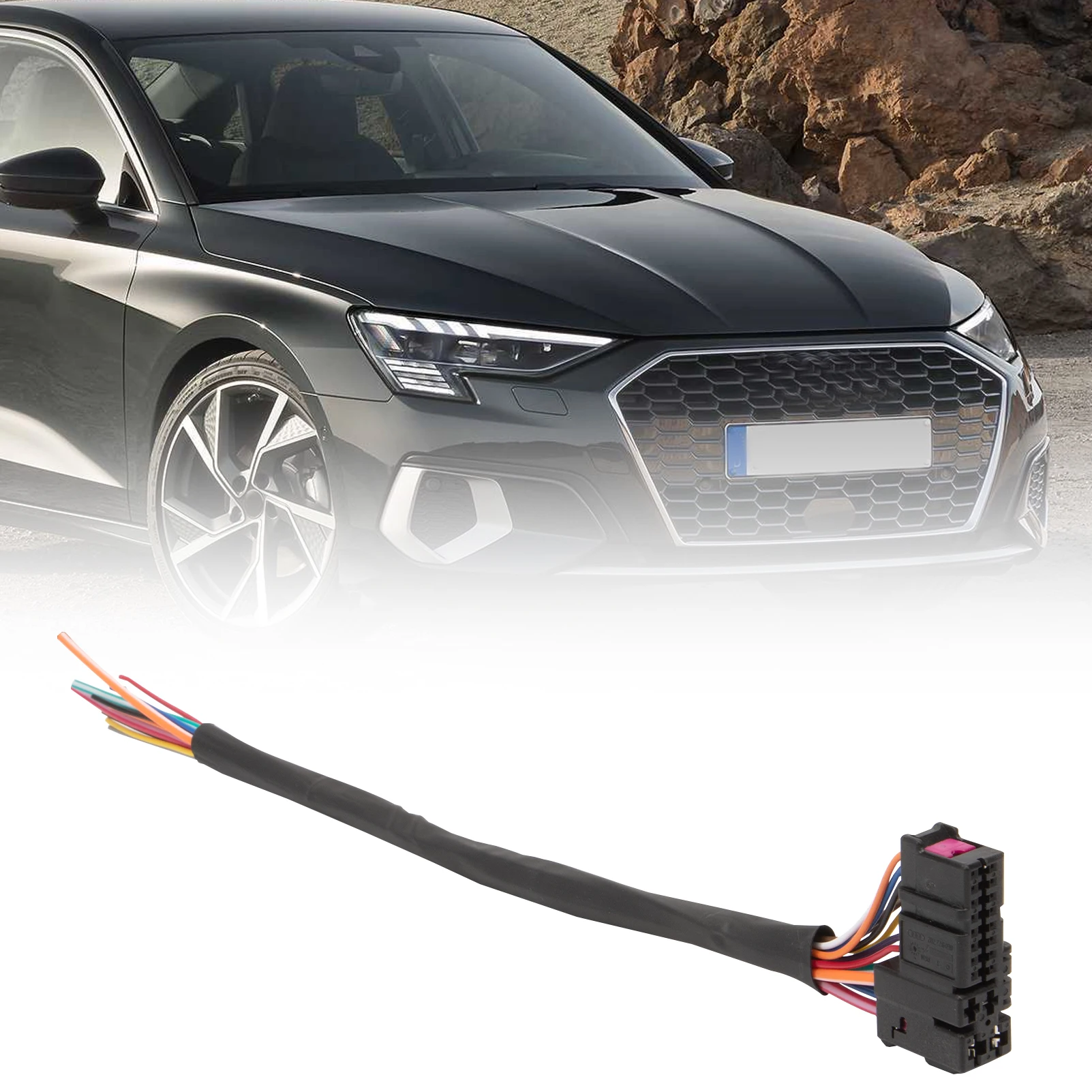 Câble De Réparation Système électrique 3 Broches 51277460 - Compatible Audi A3, VW Golf, Seat