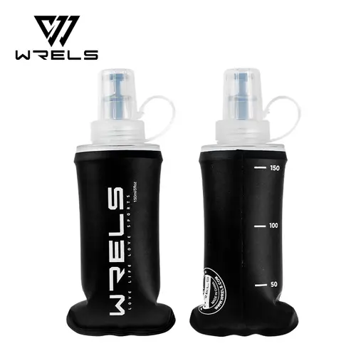 WRELS Soft Flask TPU Ultralight Collapsible BPA Free Leakproof Squeeze Running Hydration Vest Marathon Hiking Foldable Bottle - Image 9