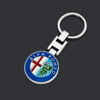 Auto Emblema Portachiavi Styling Portachiavi Accessori Per Alfa Romeo Giulia Stelvio Giulietta 156 159 147 Mito Tonale Brera Disco Vol