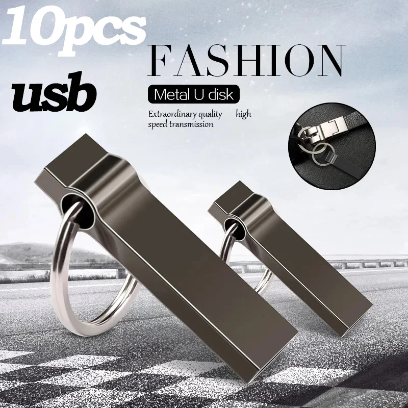 

10 шт./партия, USB-флеш-накопитель, 64 ГБ, 32 ГБ, 128 ГБ