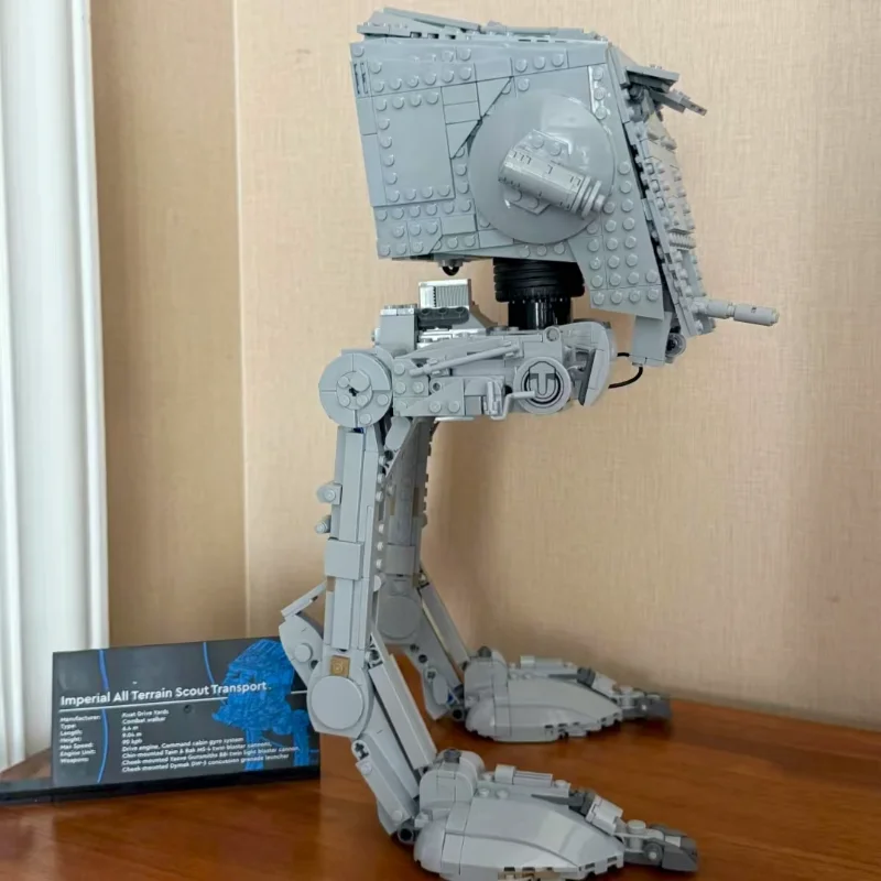 75417 디즈니 AT-ST 워커 브릭스 빌딩 블록 호환 가능 1513pcs 우주 전쟁 영화 Ucs 모델 어린이를위한 생일 선물 소년 장난감
