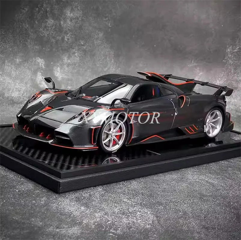 

BBR 1/18 For Pagani Huayra Imola 2020 Met. Carbon Base Dark Grey Diecast Model Car Toys Gifts Hobby Display Ornaments Collection