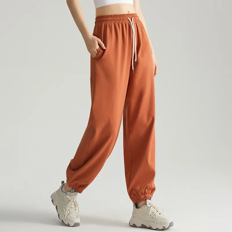 

Sports Pants Women's Yoga Pants Wide Leg Loose Fitting Fitness Pants Casual Pants Drawstring Leggings Breathable Running Pants
