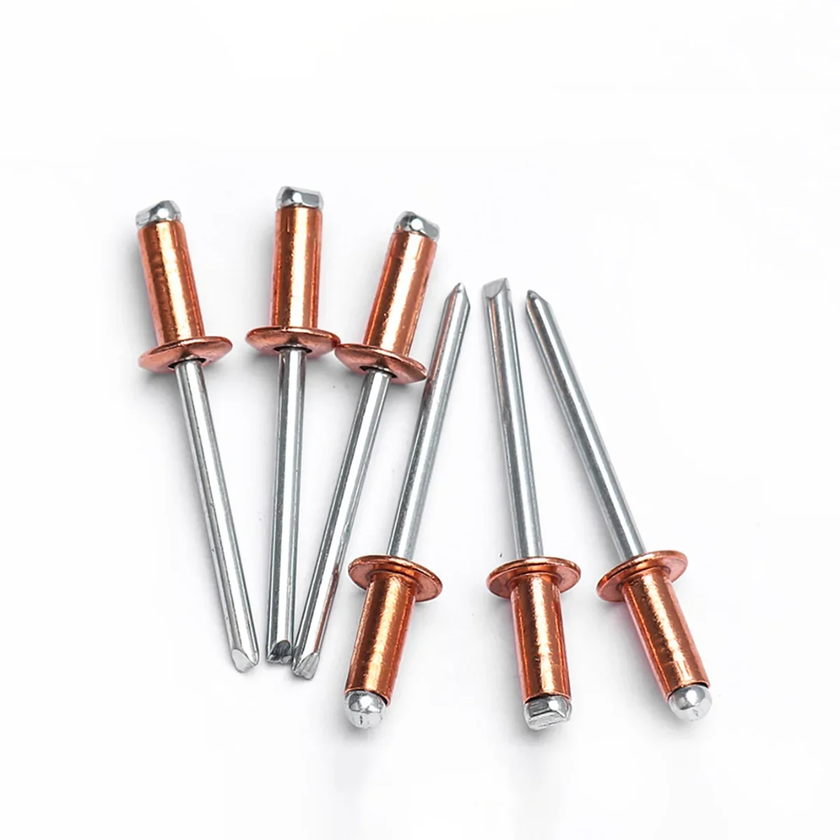 M2.4M3.2 M4M4.8 Red Copper Pop Rivets Half Round Head Open Type Round Head Pull Cap Screws