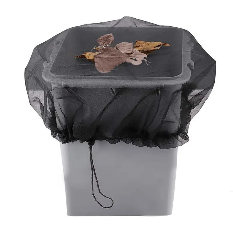 Rain Barrel Cover Rain Bucket Net Cover Bucket Insect Proof Net Cover Water Tank Screen Protection Rain Filter Protective