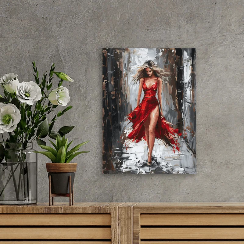 Elegant Woman Canvas Art 4
