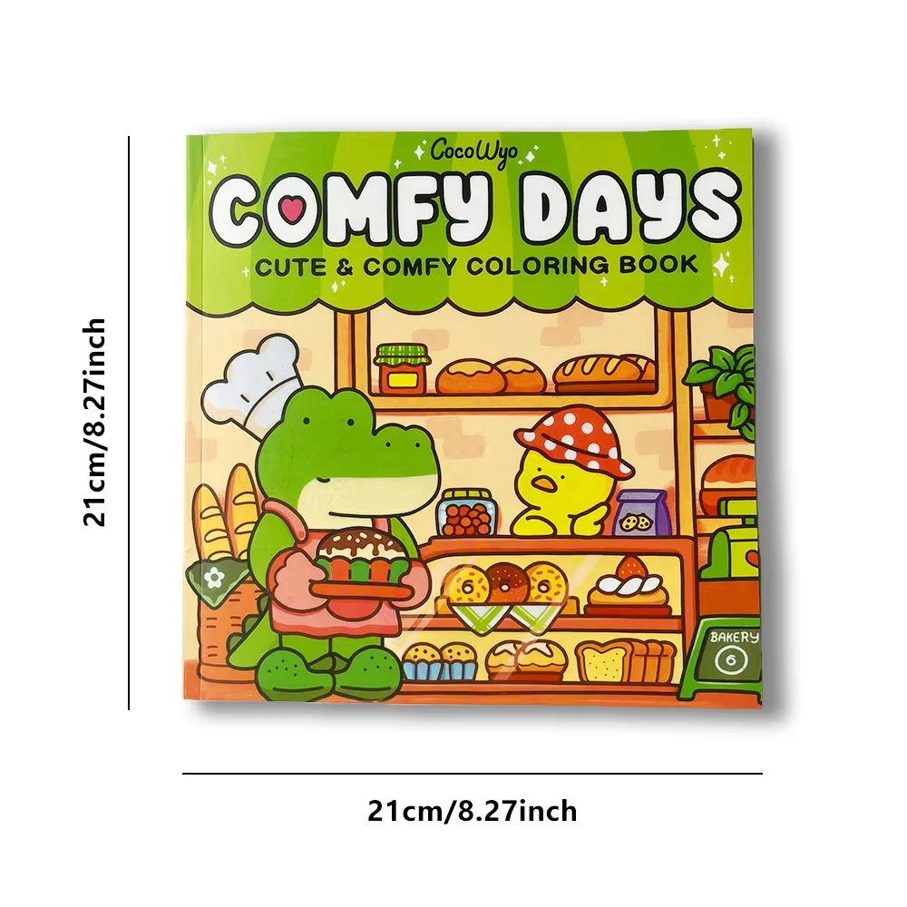Xmas Coloring Drawing Book COZY FRIENDS For Adults And Teens Featuring Adorable Creepy Creatures for Christmas educational toys drawing toy educational drawing toy