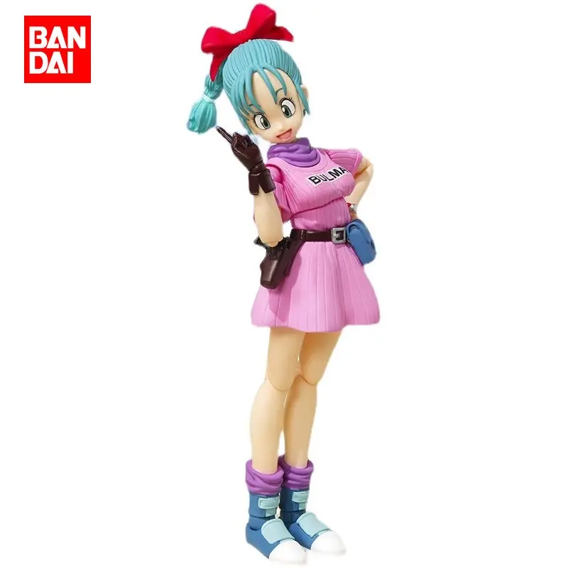 

Bandai SHF DRAGON BALL Bulma Official Authentic Figures Figures Anime Gifts Movable Collectible Models Toys Halloween Ornaments