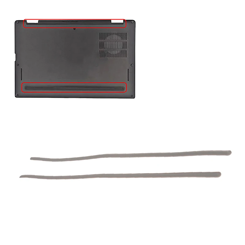 EliteBook 840 845 G9 G10 시리즈 교체용 하단 커버 케이스 미끄럼 방지 고무 발 1/2개 0.1/0.4mm 노트북 케이스 발 패드