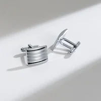 4 Pairs Cufflinks Set CuffLinks For Mens Wedding Souvenirs Groomsmen Gift Man Shirt Cufflink With Box Luxury Jewelry Tie Clips 6