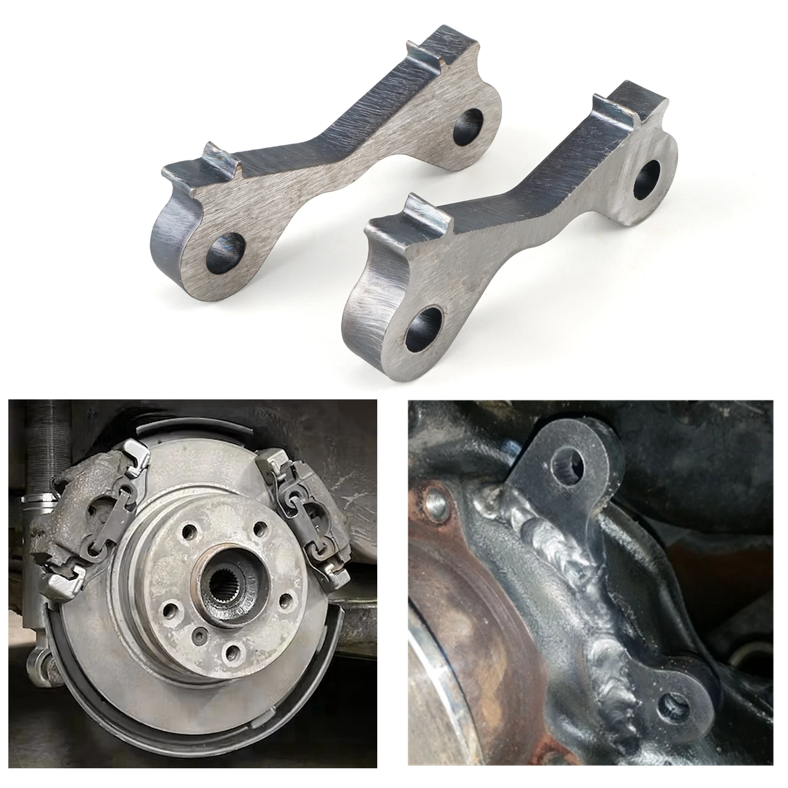 For BMW E36 E46 Rear Trailing Arms Weldon Steel Drift Twin Dual Brake