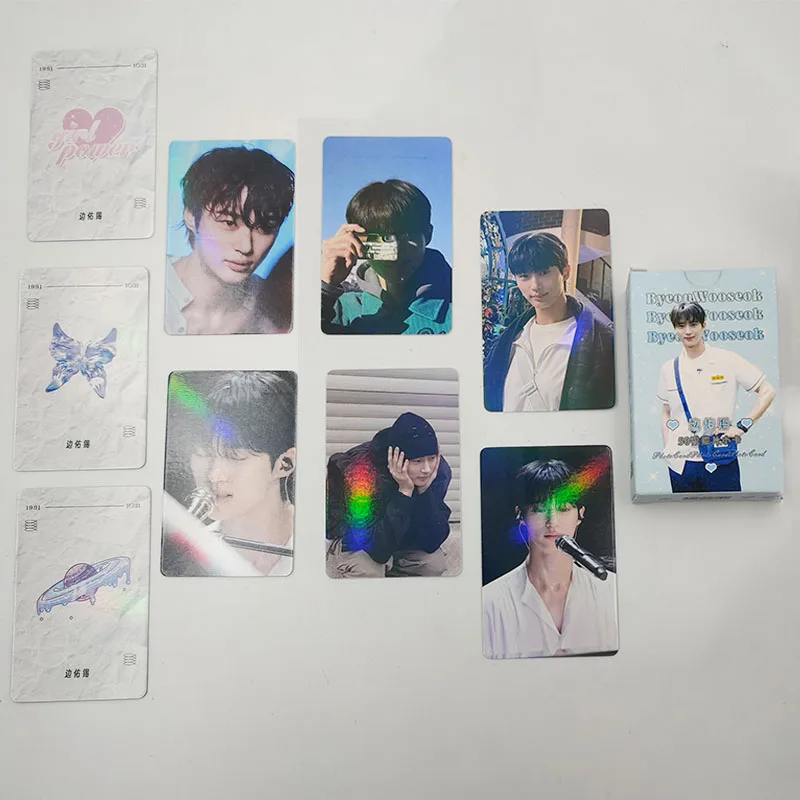 Byeon Woo Seok New Movie & TV Drama Photo Card LOVELY RUNNER Postcard Collectible Card Portrait Book 50pcs/set Lomo KPOP lomo cards